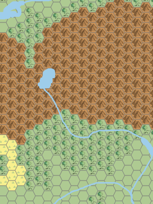 A local area's terrain