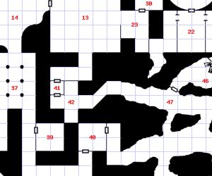Cropped portion of a map by 'Adventure Generator!'