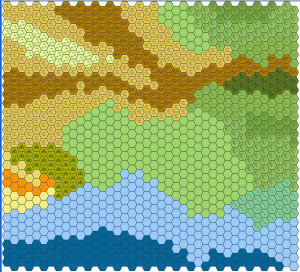 A filled in (post terrain wizard) map beased on the rough map below.