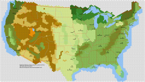 United States Hexmap