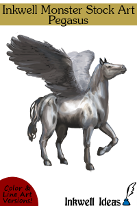 Stock Art Pegasus by Jeff Ward