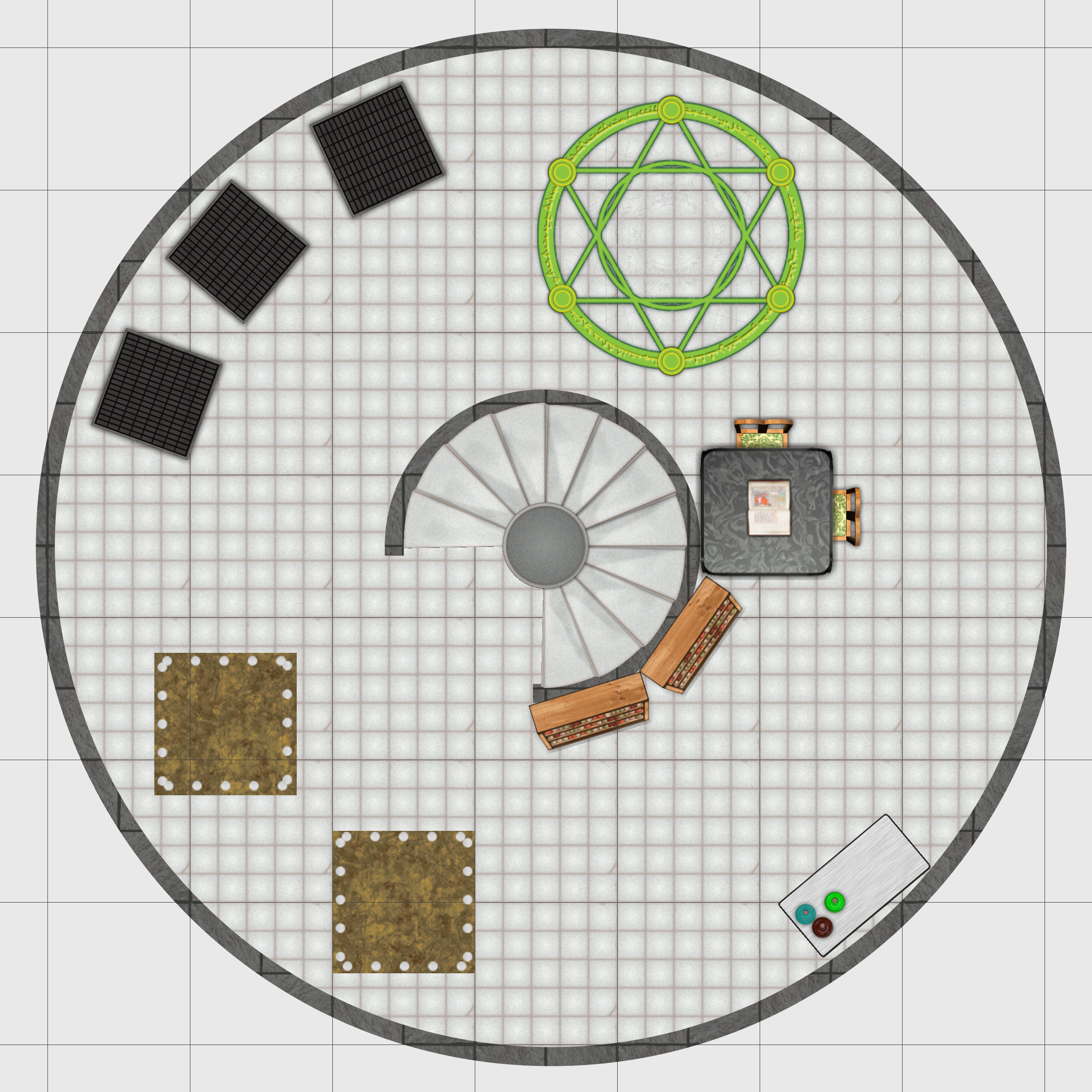 Monday Maps: Wizard’s Tower Battlemats – Inkwell Ideas