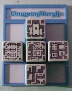 A tray to keep the DungeonMorph dice in place.