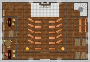 Town Hall without a hidden stair. Right click link to get the Dungeonographer file.