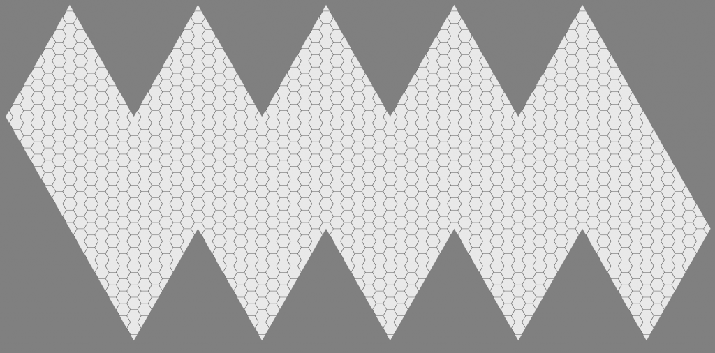 A blank icosahedral hex map. (Click to Enlarge.)