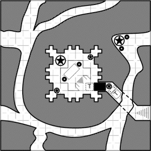 "Dwarven Tomb" by Roland Volz of madgamingmadness.blogspot.com.  It has a Creative Commons Attribution 4.0 license.