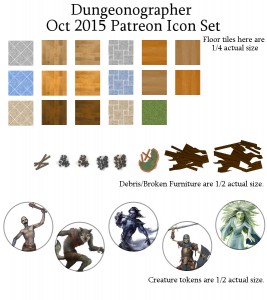 Dungeonographer Icons (Click to enlarge.)