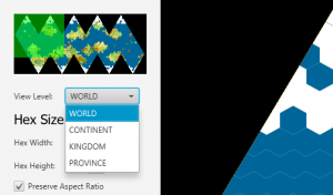 Overview map with map levels shown.