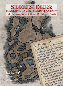 Sidequest Decks: Dungeons, Caves & Ruins