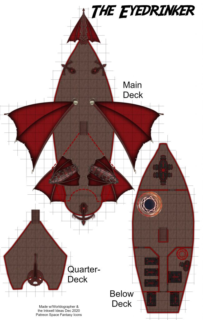 "Evil" Ship Deck-plan