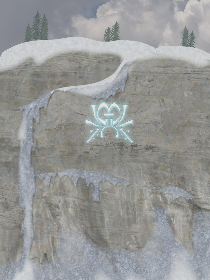 71 Glyph on Cliff