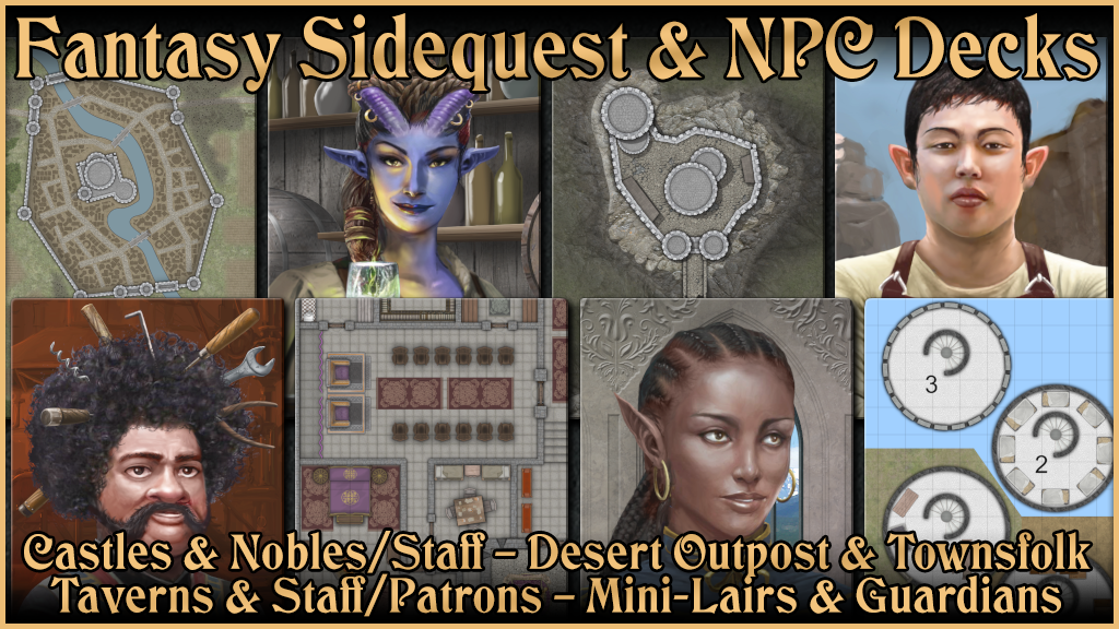 Fantasy Sidequest & NPC Decks