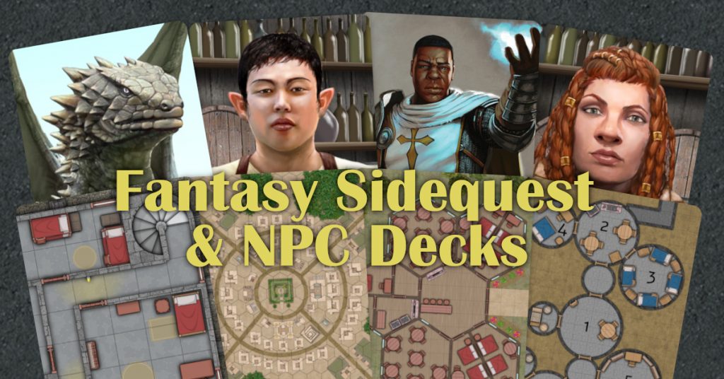 Fantasy Sidequet & NPC Decks Kickstarter