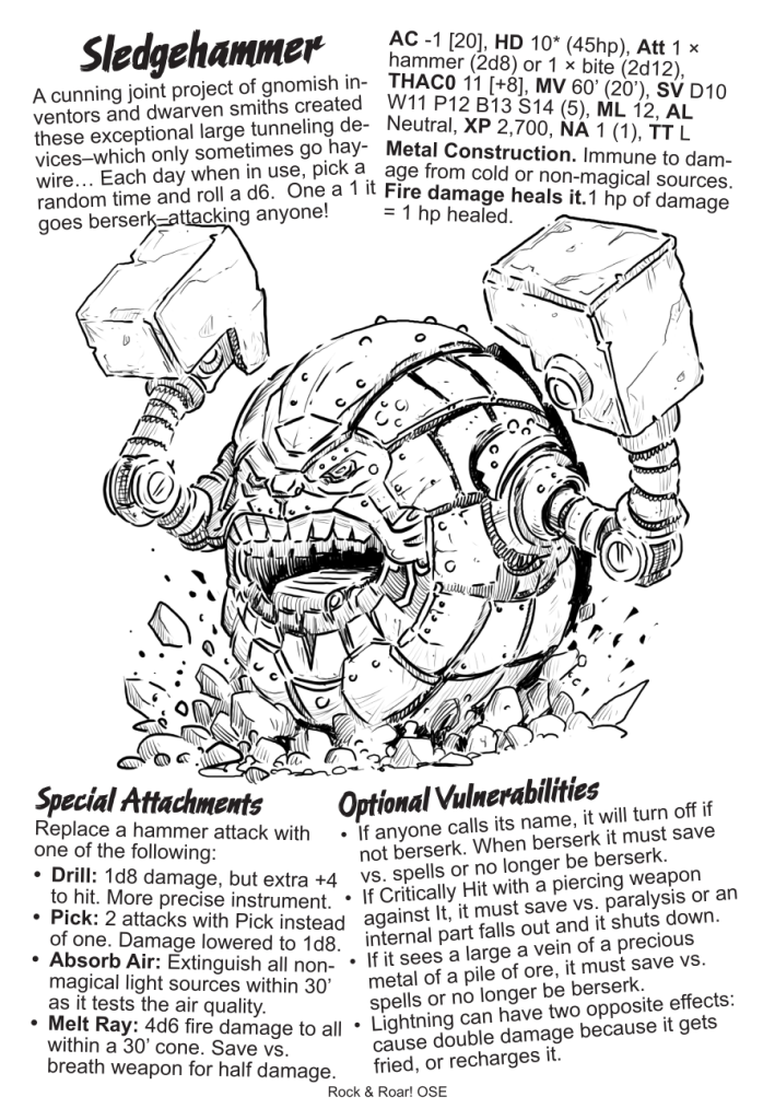 Sledgehammer for OSE