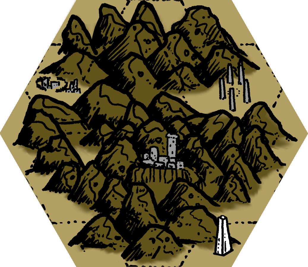 Hex Tile Mountains 1