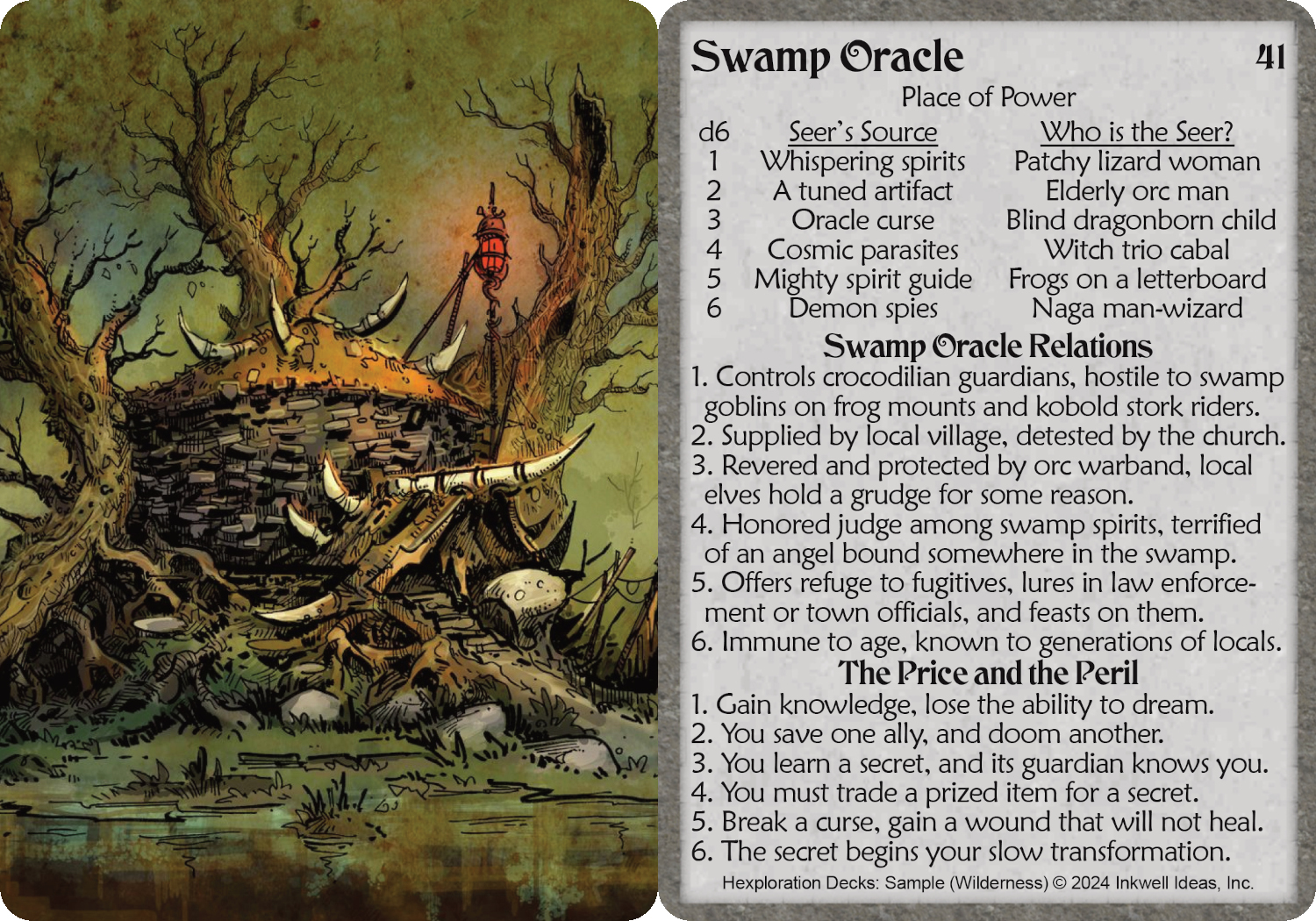 Swamp Oracle