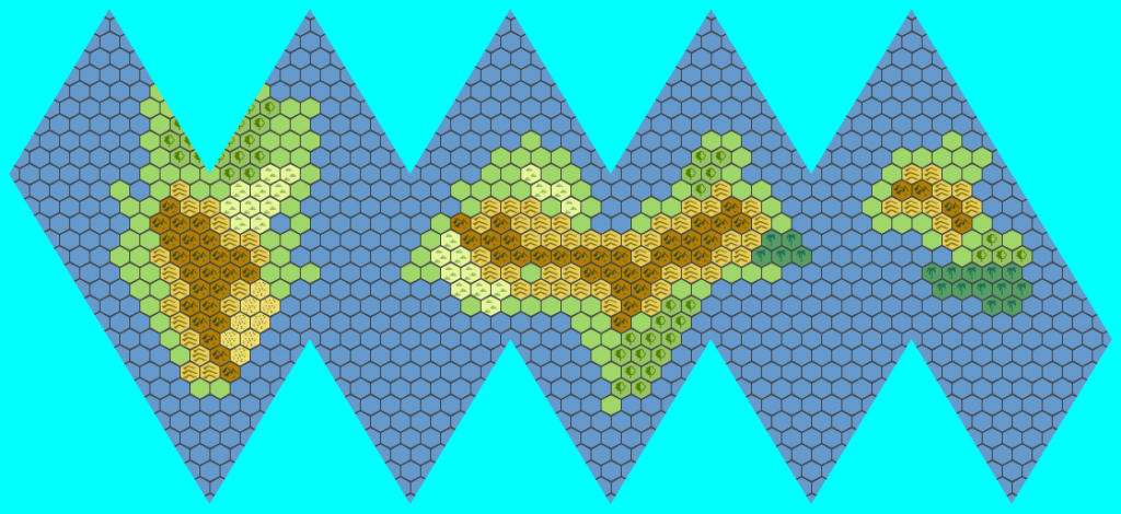 A Traveller Planet Map