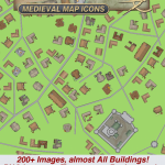 Medieval Map Icons for Cityographer