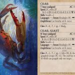 5e Creature Decks: Beasts, Oozes, & Plants: Crab