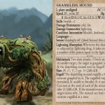 5e Creature Decks: Beasts, Oozes, & Plants: Shambling Mound