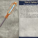 Magic Item Card Catalog: Wand of Lightning Bolts