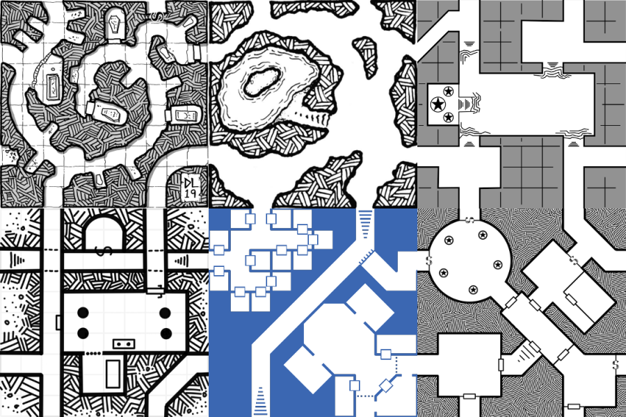 Dungeon Geomorphs Dice & Cards Kickstarter Previews Inkwell Ideas