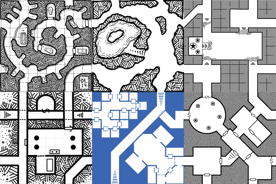 Dungeon Geomorphs Dice & Cards Kickstarter Previews Inkwell Ideas